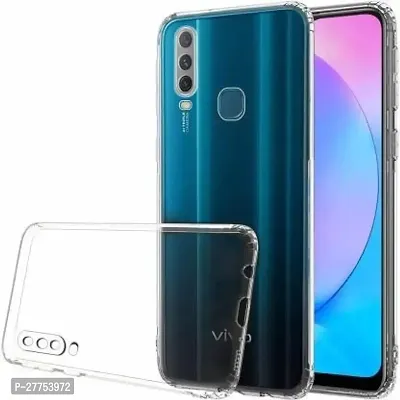 Rich Cell Soft Silicone|Perfect Fitting Hybrid Edge to Edge Side Protection Transparent Back Cover for Vivo Z1 Pro