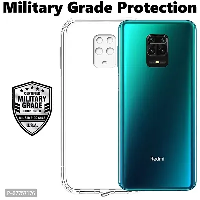 RichCell Soft Silicone|Perfect Fitting Hybrid Edge to Edge Side Protection Transparent Back Cover for Redmi Note 9 Pro-thumb4