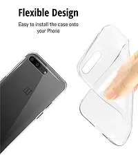 RichCell Soft Silicone|Perfect Fitting Hybrid Edge to Edge Side Protection Transparent Back Cover for OnePlus 5T-thumb3