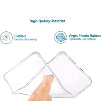 RichCell Soft Silicone|Perfect Fitting Hybrid Edge to Edge Side Protection Transparent Back Cover for Realme C3-thumb3