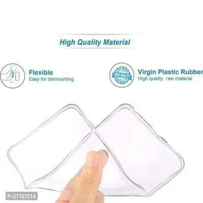 RichCell Soft Silicone|Perfect Fitting Hybrid Edge to Edge Side Protection Transparent Back Cover for Realme C3-thumb4