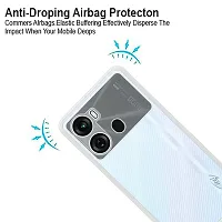 RichCell Soft Silicone|Perfect Fitting Hybrid Edge to Edge Side Protection Transparent Back Cover for Itel P40-thumb2