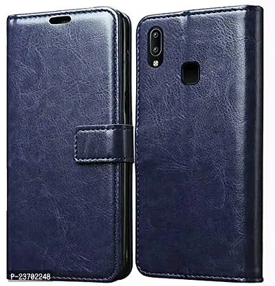 Rich Cell Shockproof Vintage Flip Back Cover For Asus Zenfon Max Pro M2 Black