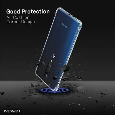 RichCell Soft Silicone|Perfect Fitting Hybrid Edge to Edge Side Protection Transparent Back Cover for OnePlus 7 Pro-thumb3