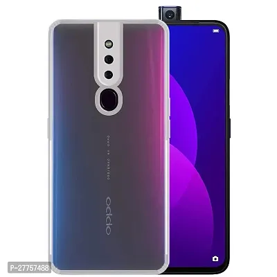 RichCell Soft Silicone|Perfect Fitting Hybrid Edge to Edge Side Protection Transparent Back Cover for Oppo F11 Pro-thumb2