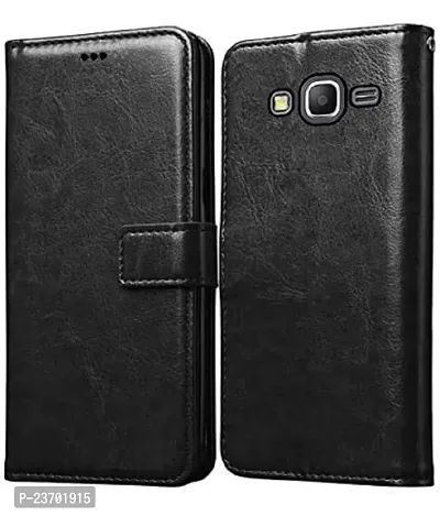 Rich Cell Shockproof Vintage Flip Back Cover For Asus Zenfon Max Pro M2 Black-thumb0