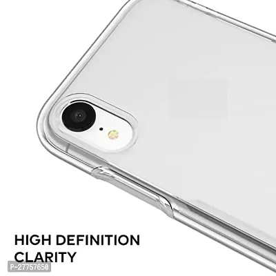 RichCell Soft Silicone|Perfect Fitting Hybrid Edge to Edge Side Protection Transparent Back Cover for iPhone XR-thumb2