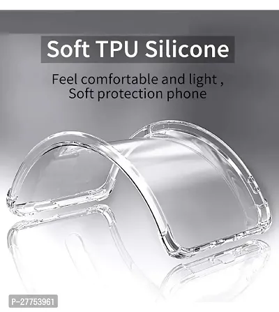 Rich Cell Soft Silicone|Perfect Fitting Hybrid Edge to Edge Side Protection Transparent Back Cover for Vivo Y35-thumb2