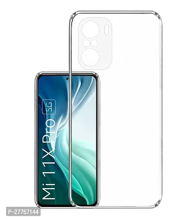 RichCell Soft Silicone|Perfect Fitting Hybrid Edge to Edge Side Protection Transparent Back Cover for Mi 11X 5G-thumb0