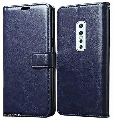 Rich Cell Shockproof Vintage Flip Back Cover For Asus Zenfon Max Pro M2 Black