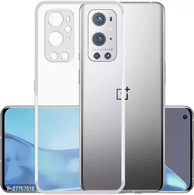 RichCell Soft Silicone|Perfect Fitting Hybrid Edge to Edge Side Protection Transparent Back Cover for OnePlus 9 Pro