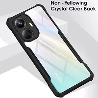 Rich Cell Shockproof Crystal Clear Eagle Back Cover With 360 Protection for Realme 10 Pro Plus - Black-thumb1