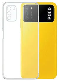 RichCell Soft Silicone|Perfect Fitting Hybrid Edge to Edge Side Protection Transparent Back Cover for POCO M3-thumb2