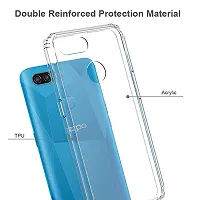 RichCell Soft Silicone|Perfect Fitting Hybrid Edge to Edge Side Protection Transparent Back Cover for Oppo F9 Pro-thumb3