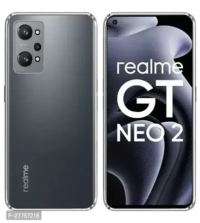 RichCell Soft Silicone|Perfect Fitting Hybrid Edge to Edge Side Protection Transparent Back Cover for Realme GT Neo 2-thumb0