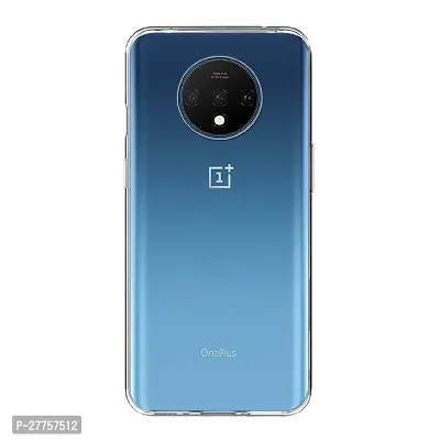 RichCell Soft Silicone|Perfect Fitting Hybrid Edge to Edge Side Protection Transparent Back Cover for OnePlus 7T-thumb0