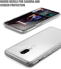 RichCell Soft Silicone|Perfect Fitting Hybrid Edge to Edge Side Protection Transparent Back Cover for OnePlus 7-thumb2