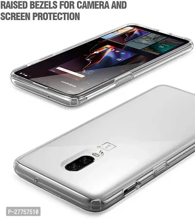 RichCell Soft Silicone|Perfect Fitting Hybrid Edge to Edge Side Protection Transparent Back Cover for OnePlus 7-thumb3