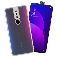 RichCell Soft Silicone|Perfect Fitting Hybrid Edge to Edge Side Protection Transparent Back Cover for Oppo F11 Pro-thumb2