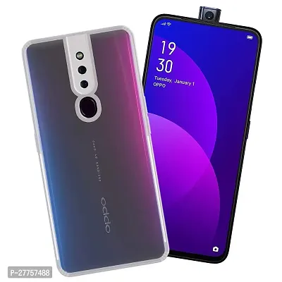 RichCell Soft Silicone|Perfect Fitting Hybrid Edge to Edge Side Protection Transparent Back Cover for Oppo F11 Pro-thumb3