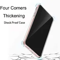 RichCell Soft Silicone|Perfect Fitting Hybrid Edge to Edge Side Protection Transparent Back Cover for Realme 6-thumb3