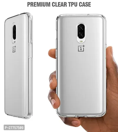 RichCell Soft Silicone|Perfect Fitting Hybrid Edge to Edge Side Protection Transparent Back Cover for OnePlus 6T-thumb4
