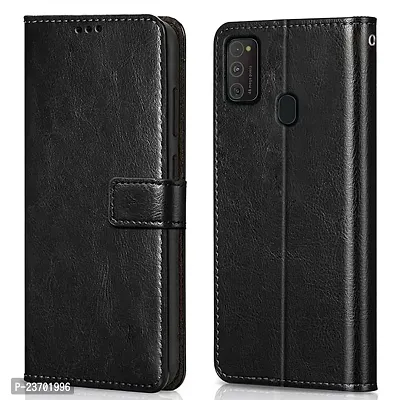 Rich Cell Shockproof Vintage Flip Back Cover For Asus Zenfon Max Pro M2 Black-thumb0