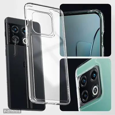 RichCell Soft Silicone|Perfect Fitting Hybrid Edge to Edge Side Protection Transparent Back Cover for OnePlus 10 Pro-thumb3