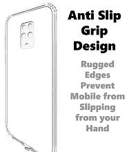 RichCell Soft Silicone|Perfect Fitting Hybrid Edge to Edge Side Protection Transparent Back Cover for Redmi Note 9 Pro-thumb2