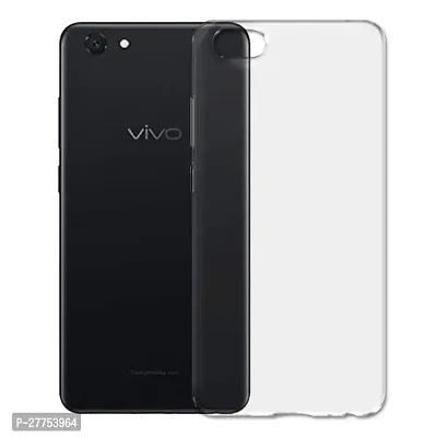 Rich Cell Soft Silicone|Perfect Fitting Hybrid Edge to Edge Side Protection Transparent Back Cover for Vivo Y71-thumb0