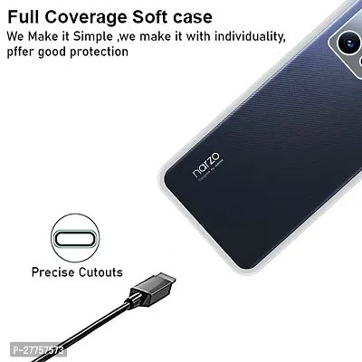 RichCell Soft Silicone|Perfect Fitting Hybrid Edge to Edge Side Protection Transparent Back Cover for Realme Narzo 50 Pro 5G-thumb3