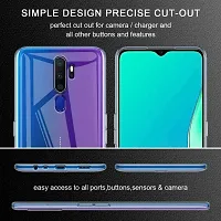 RichCell Soft Silicone|Perfect Fitting Hybrid Edge to Edge Side Protection Transparent Back Cover for Oppo A9 2020-thumb2