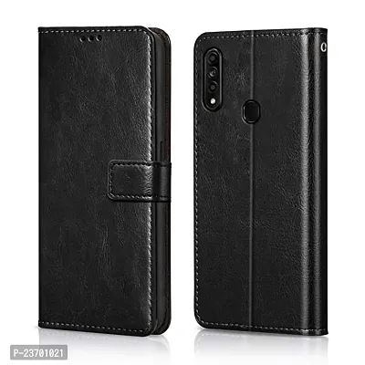 Rich Cell Shockproof Vintage Flip Back Cover For Asus Zenfon Max Pro M2 Black-thumb0