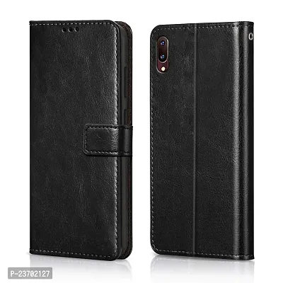 Rich Cell Shockproof Vintage Flip Back Cover For Asus Zenfon Max Pro M2 Black