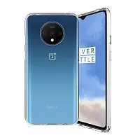 RichCell Soft Silicone|Perfect Fitting Hybrid Edge to Edge Side Protection Transparent Back Cover for OnePlus 7T-thumb1