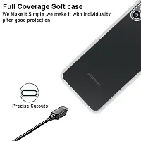 RichCell Soft Silicone|Perfect Fitting Hybrid Edge to Edge Side Protection Transparent Back Cover for Samsung F14 5G-thumb2