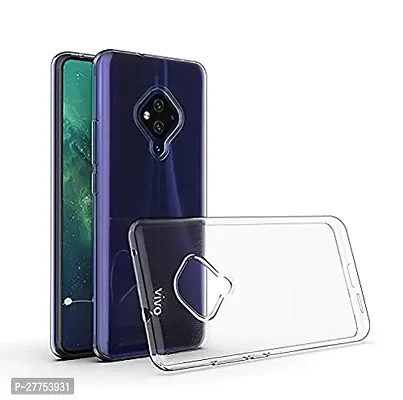 Rich Cell Soft Silicone|Perfect Fitting Hybrid Edge to Edge Side Protection Transparent Back Cover for Vivo S1 Pro-thumb0