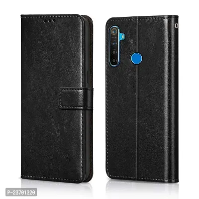 Rich Cell Shockproof Vintage Flip Back Cover For Asus Zenfon Max Pro M2 Black-thumb0