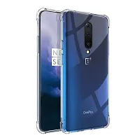 RichCell Soft Silicone|Perfect Fitting Hybrid Edge to Edge Side Protection Transparent Back Cover for OnePlus 7 Pro-thumb3