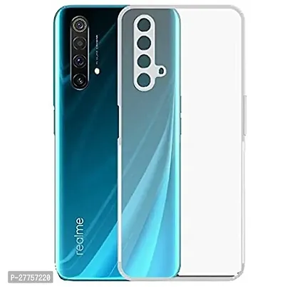 RichCell Soft Silicone|Perfect Fitting Hybrid Edge to Edge Side Protection Transparent Back Cover for Realme X3