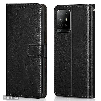 Rich Cell Shockproof Vintage Flip Back Cover For Asus Zenfon Max Pro M2 Black-thumb0