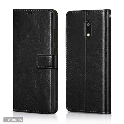 Rich Cell Shockproof Vintage Flip Back Cover For Asus Zenfon Max Pro M2 Black