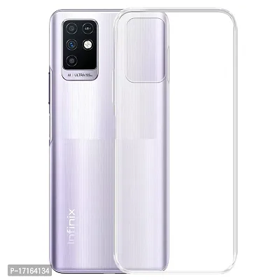 Rich Cell Shockproof Crystal Clear Transparent Back Cover for Infinix Note 10-thumb0