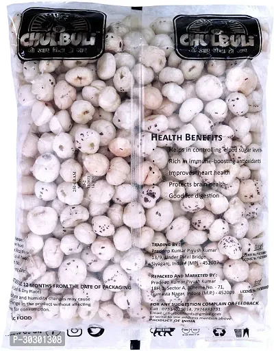 Regular Lotus Seed Pop Gorgon Nut Puffed Kernels Phool Makhana PACK OF 1-thumb2