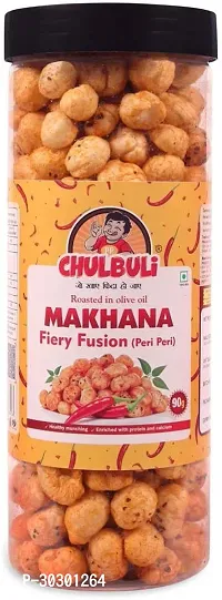 Fiery Fusion Peri Peri Makhana Roasted in Olive Oil Pack of 1-thumb0