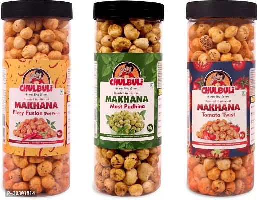 Makhana Combo Roasted Makhana Roasted in Olive Oil PACK OF 3