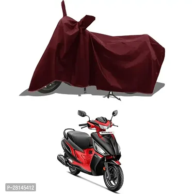 HIRANKI : Two Wheeler - Motercycle  Bike and Scooty  Cover For   HONDA CBF Stunner with Water-Resistant and Dust Proof Premium 190T Fabric_Brown-thumb0