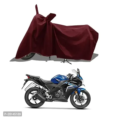 HIRANKI : Two Wheeler - Motercycle  Bike and Scooty  Cover For   HONDA CBF Stunner with Water-Resistant and Dust Proof Premium 190T Fabric_Brown-thumb0