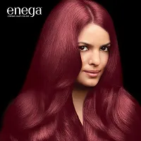 Enega nourishing no ammonia burgundy cream hair color with argon oil green tea extract 120ml-thumb2