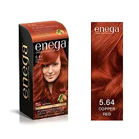 Enega nourishing no ammonia copper red cream hair color with argon oil green tea extract 120ml-thumb1